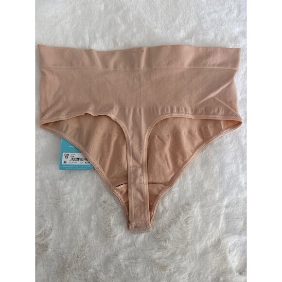 Assets by Spanx Shaping Thong Nude size 1X NEW - Picture 4 of 4